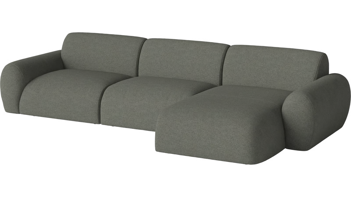 Núvol 3 Modules with Small Corner and Chaise Longue - Right