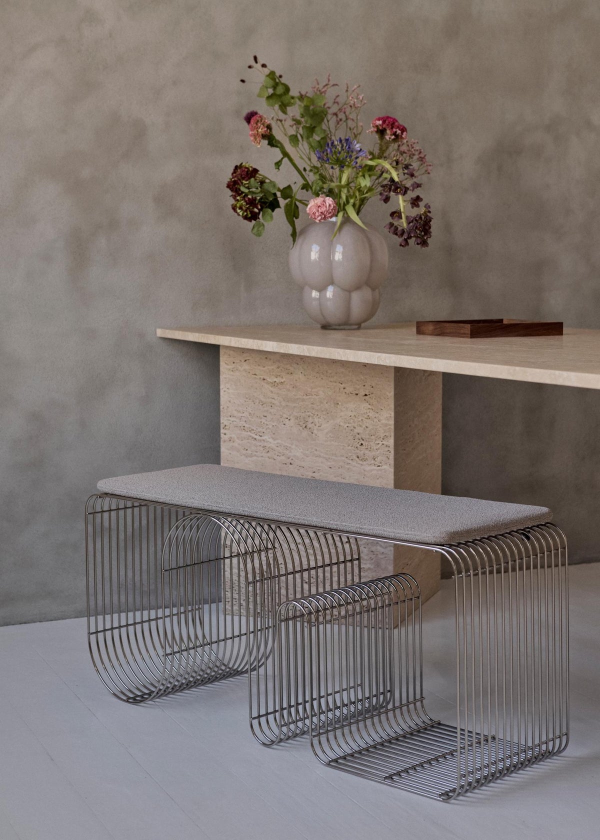 Curva Bench, Black