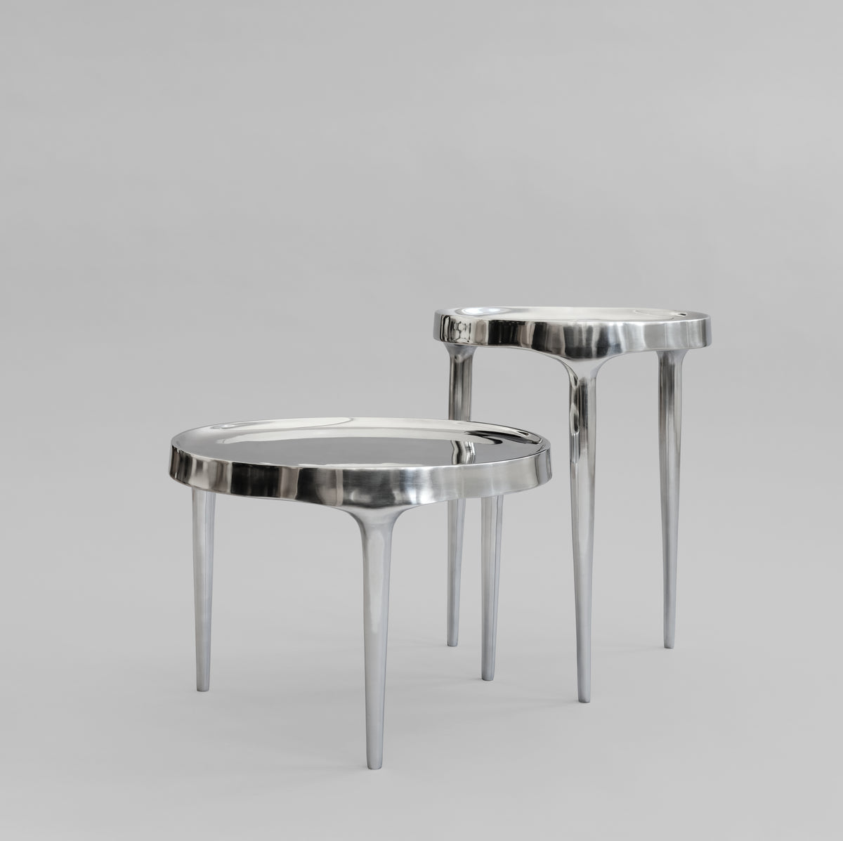 Phantom Table, Low - Chrome
