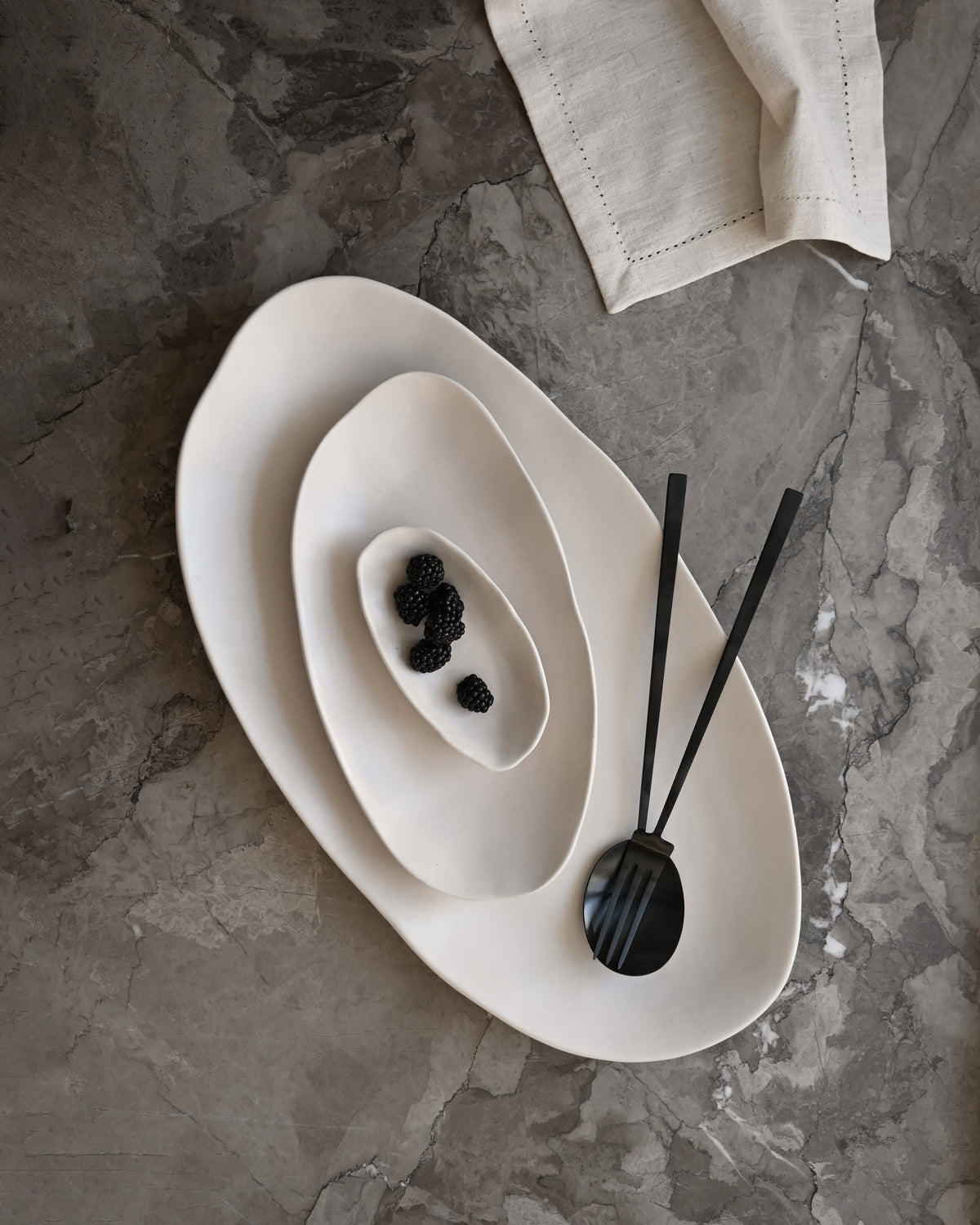 Native Oval Tray Set, Birch (Set of 3)