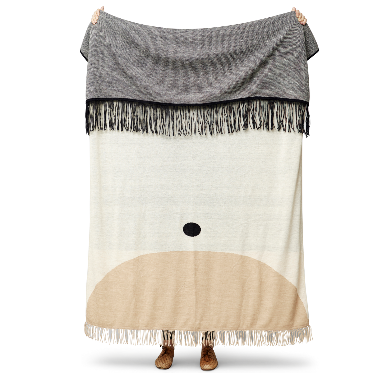 Aymara Plaid, Pattern Cream