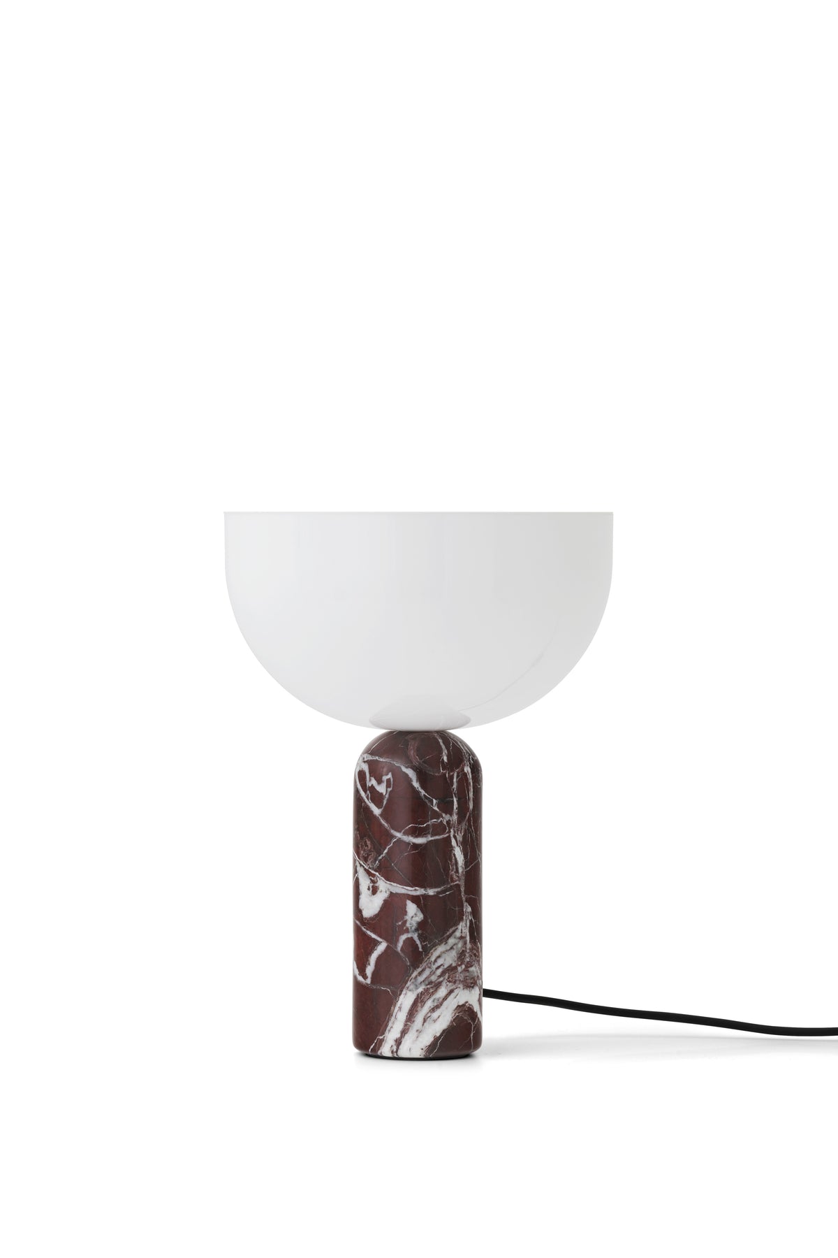 Kizu Table Lamp Small, Rosso Levanto Marble