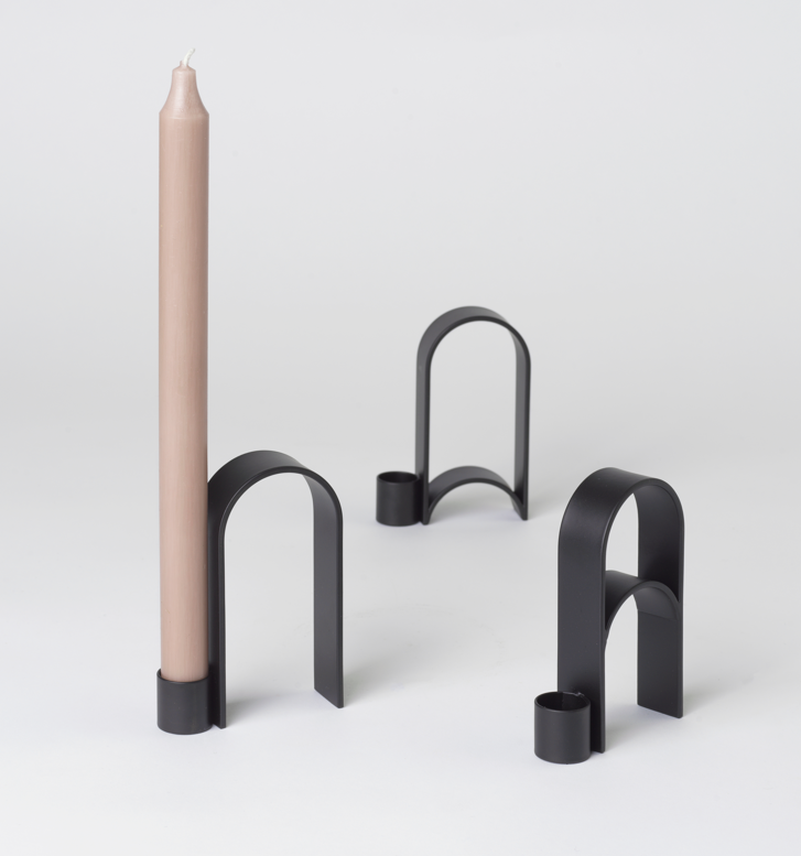 Arch Candleholder, Vol. 1 - Black